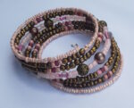 Five band bracelet - Neutral Pink