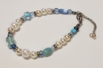 Single Bracelet - Sky Blue Pearl