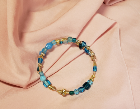Single Bracelet - Shimmer Blues