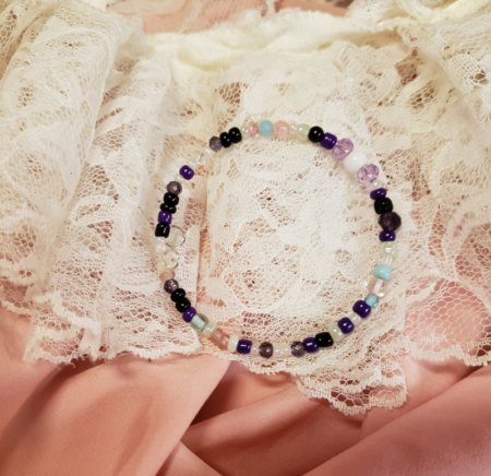 Single Bracelet - Purple Mix