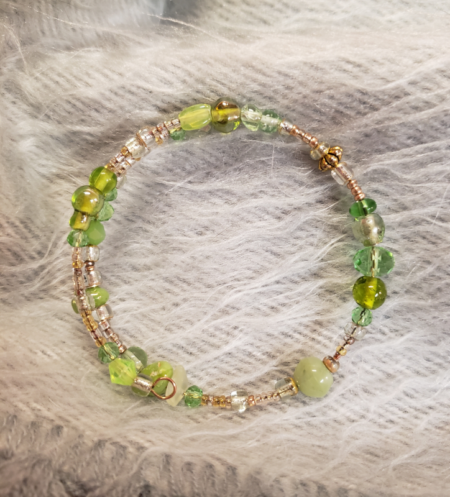 Single Bracelet - Lime Shimmer
