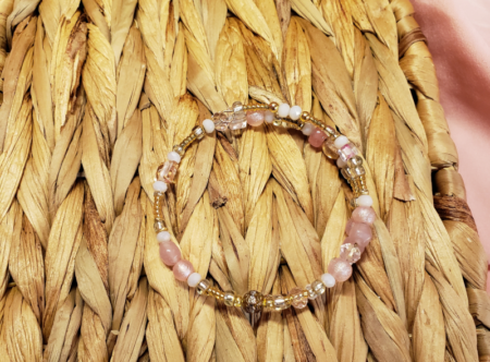 Single Bracelet - Shimmer Pink