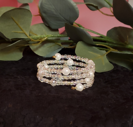 Three Layer Bracelet - Pearl Shimmer