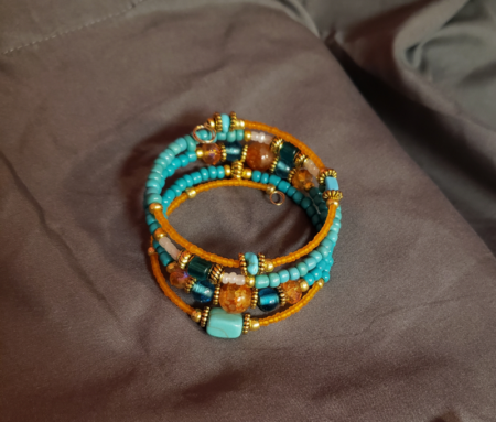 Four Layer Bracelet - Southwest Amber