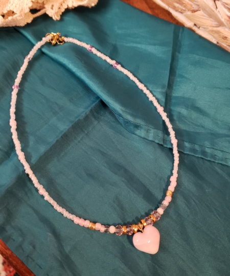 Necklace - Subtle Pink