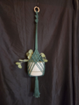 Forest Green - Long Double Diamond Plant Hanger