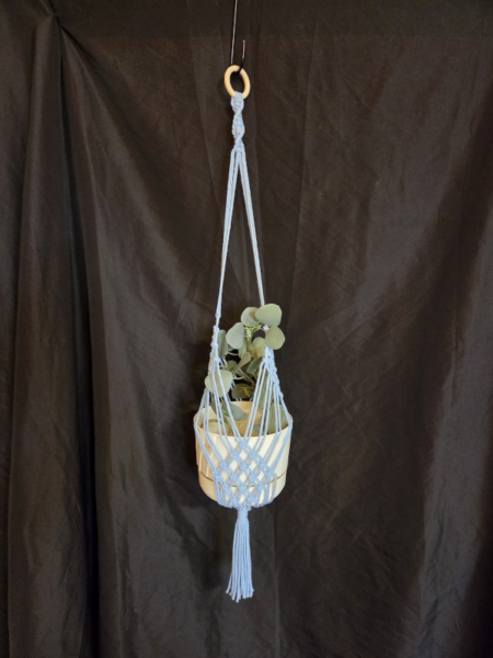 Baby Blue - Long Double Diamond Plant Hanger