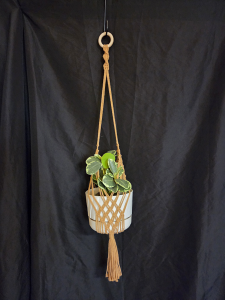Coffee - Long Double Diamond Plant Hanger