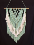 Mint Green - Layered Lattice with Tassels